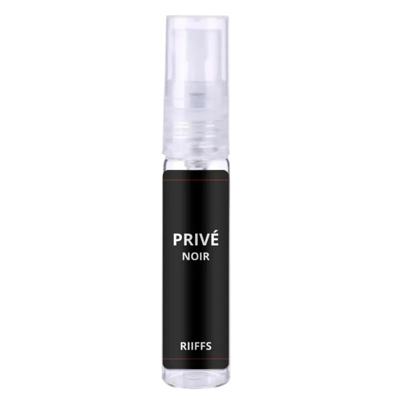 Black en heldere cilindrische sprayfles van Riiffs Prive Noire Edp 100 Ml
