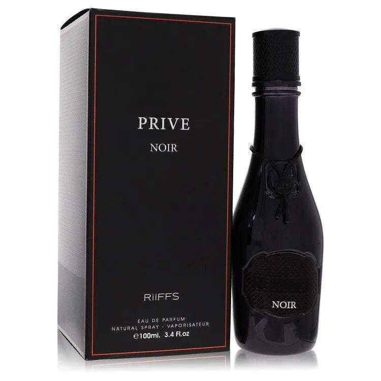 Zwarte riiffs prive box en fles set voor prive noire edp 100 ml