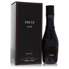 Zwarte riiffs prive box en fles set voor prive noire edp 100 ml