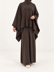 Winter drape dress