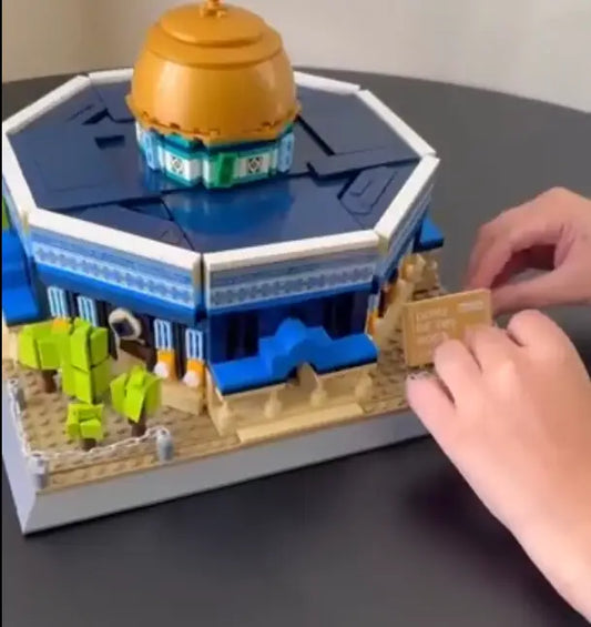 Al Aqsa Rotskoepelmoskee Bouwstenenset(lego) - (983 blokjes) - Islamboekhandel.nl