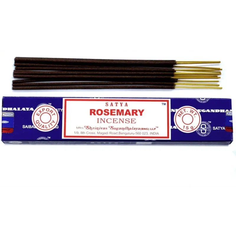Rozemarijn Satya Incense satya wierookstokjes voor ontspanning en aromatherapie