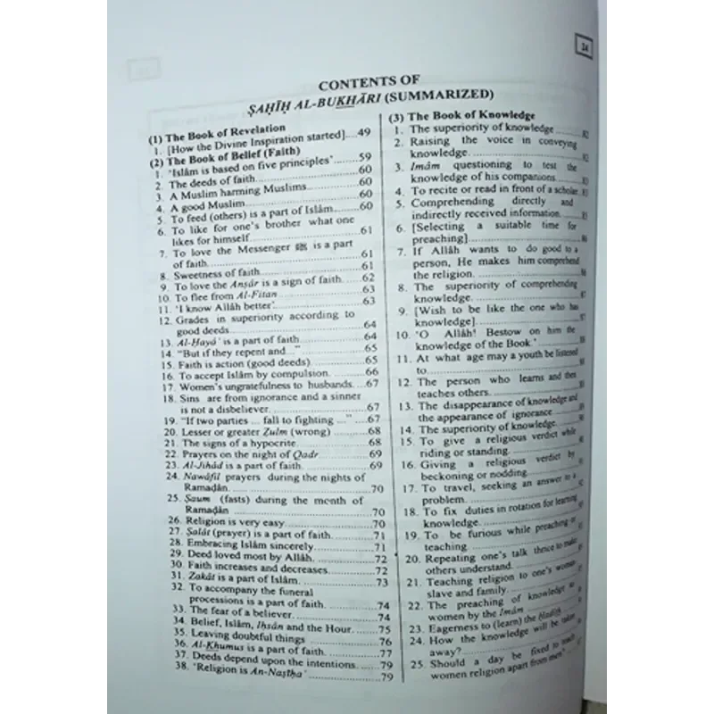 Sahih Al Bukhari Summarized - Islamboekhandel.nl