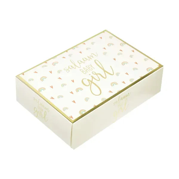 Salaam baby Girl Gebak/Cadeaudoos - Islamboekhandel.nl