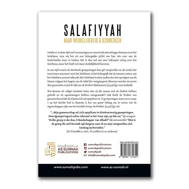 Salafiyyah haar werkelijkheid & kenmerken - Islamboekhandel.nl