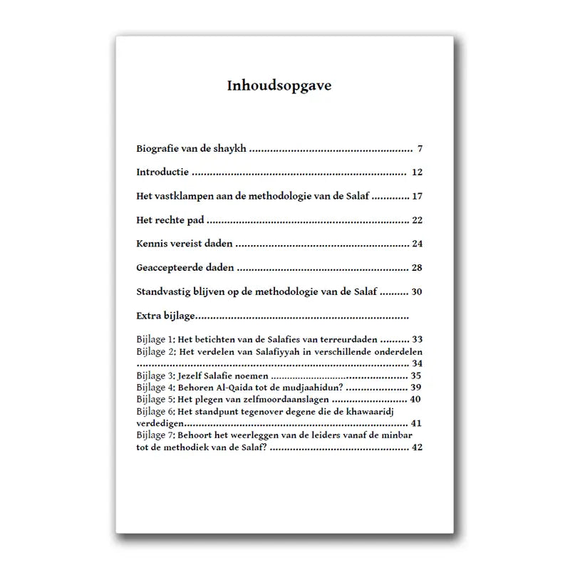 Salafiyyah haar werkelijkheid & kenmerken - Islamboekhandel.nl
