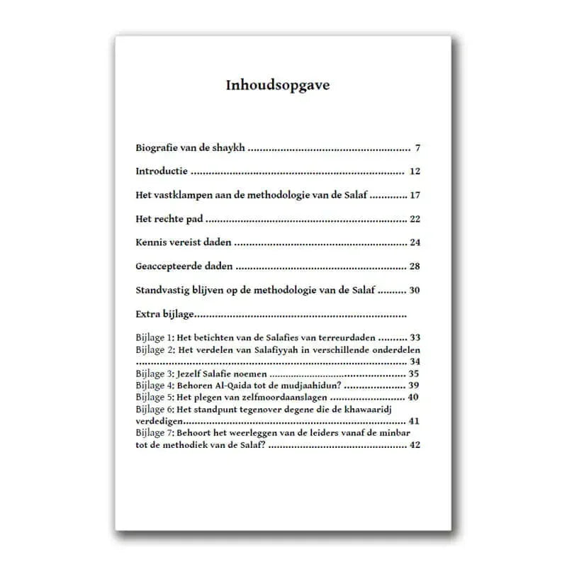 Salafiyyah haar werkelijkheid & kenmerken - Islamboekhandel.nl
