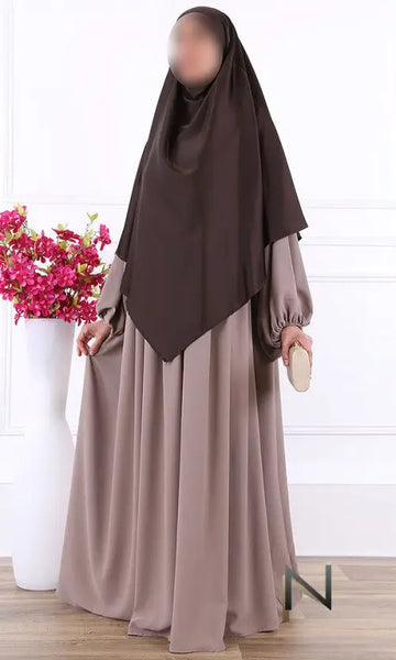 Satijnen Khimar - Islamboekhandel.nl