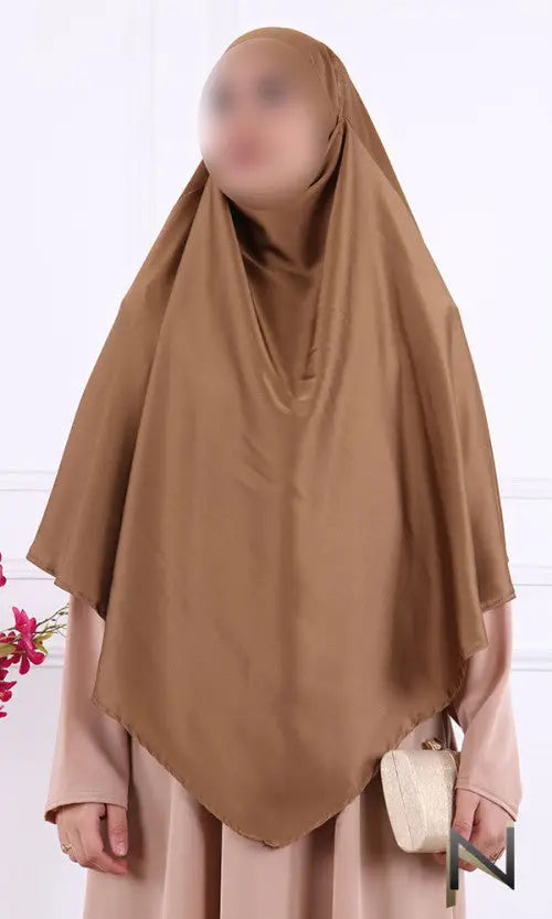 Satijnen Khimar - Islamboekhandel.nl