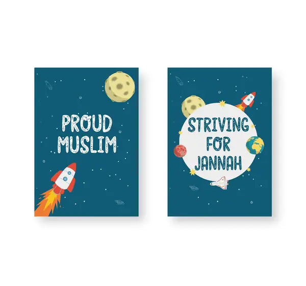 Schriften A5 Space -Set van 2 - Islamboekhandel.nl