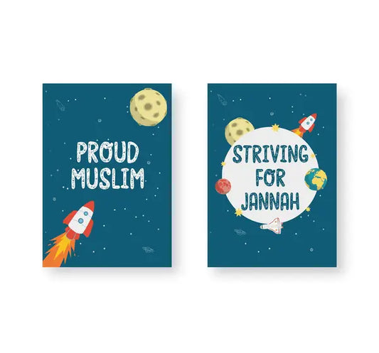 Schriften A5 Space -Set van 2 - Islamboekhandel.nl