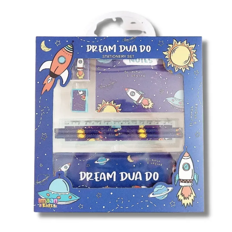 Schrijfwarenset - Raket thema - Islamboekhandel.nl
