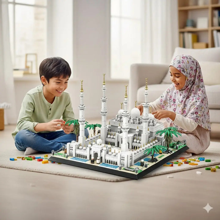 Sheikh Zayed Grote Moskee Abu Dhabi Bouwstenenset(lego) - ( 1184 onderdelen) - Islamboekhandel.nl