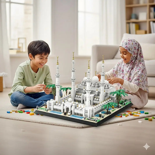 Sheikh Zayed Grote Moskee Abu Dhabi Bouwstenenset(lego) - ( 1184 onderdelen) - Islamboekhandel.nl