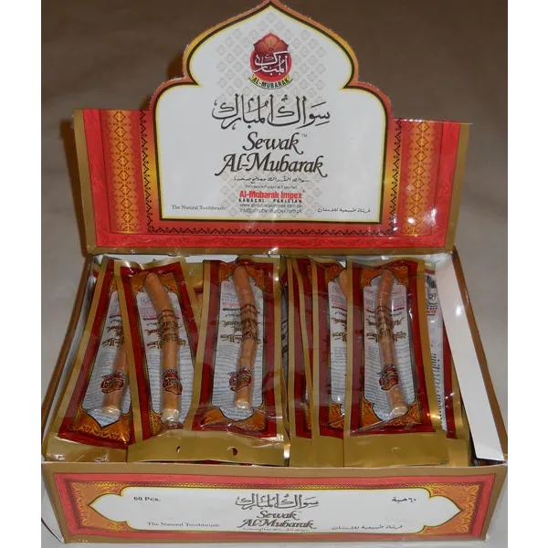 Siwak voordeelverpakking 60 stuks (Al - Mubarak)