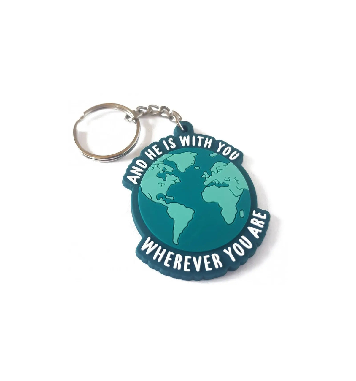 Sleutelhanger -and he is with you... - Islamboekhandel.nl
