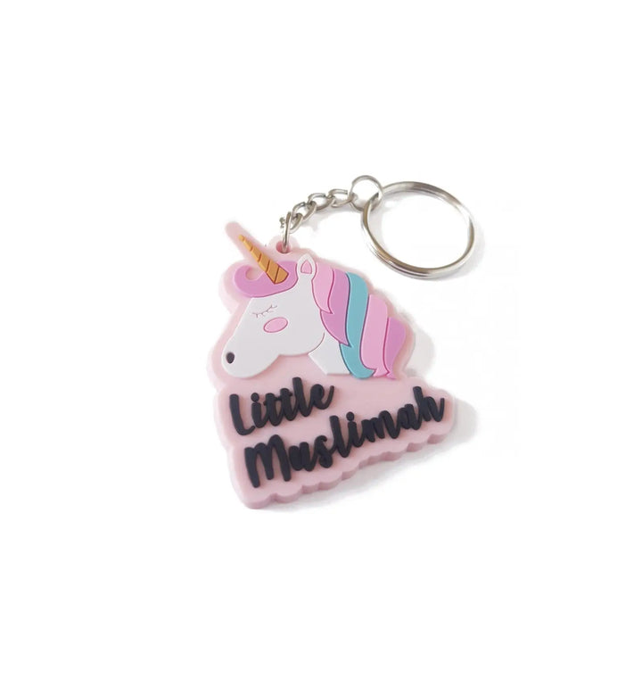 Sleutelhanger -little muslimah unicorn - Islamboekhandel.nl