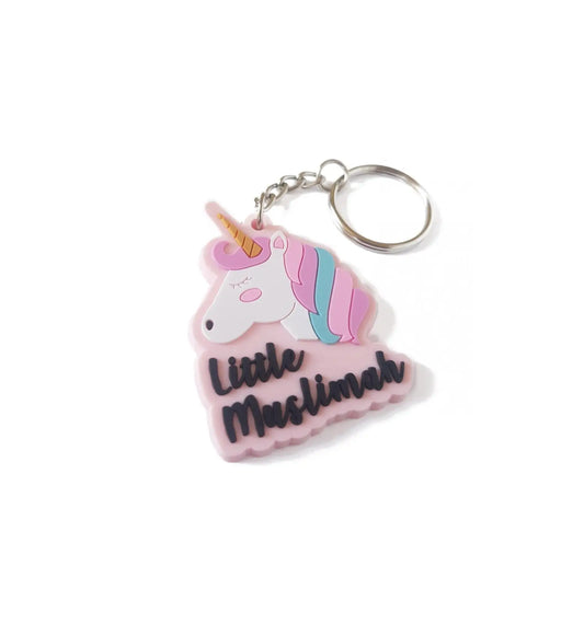 Sleutelhanger -little muslimah unicorn - Islamboekhandel.nl