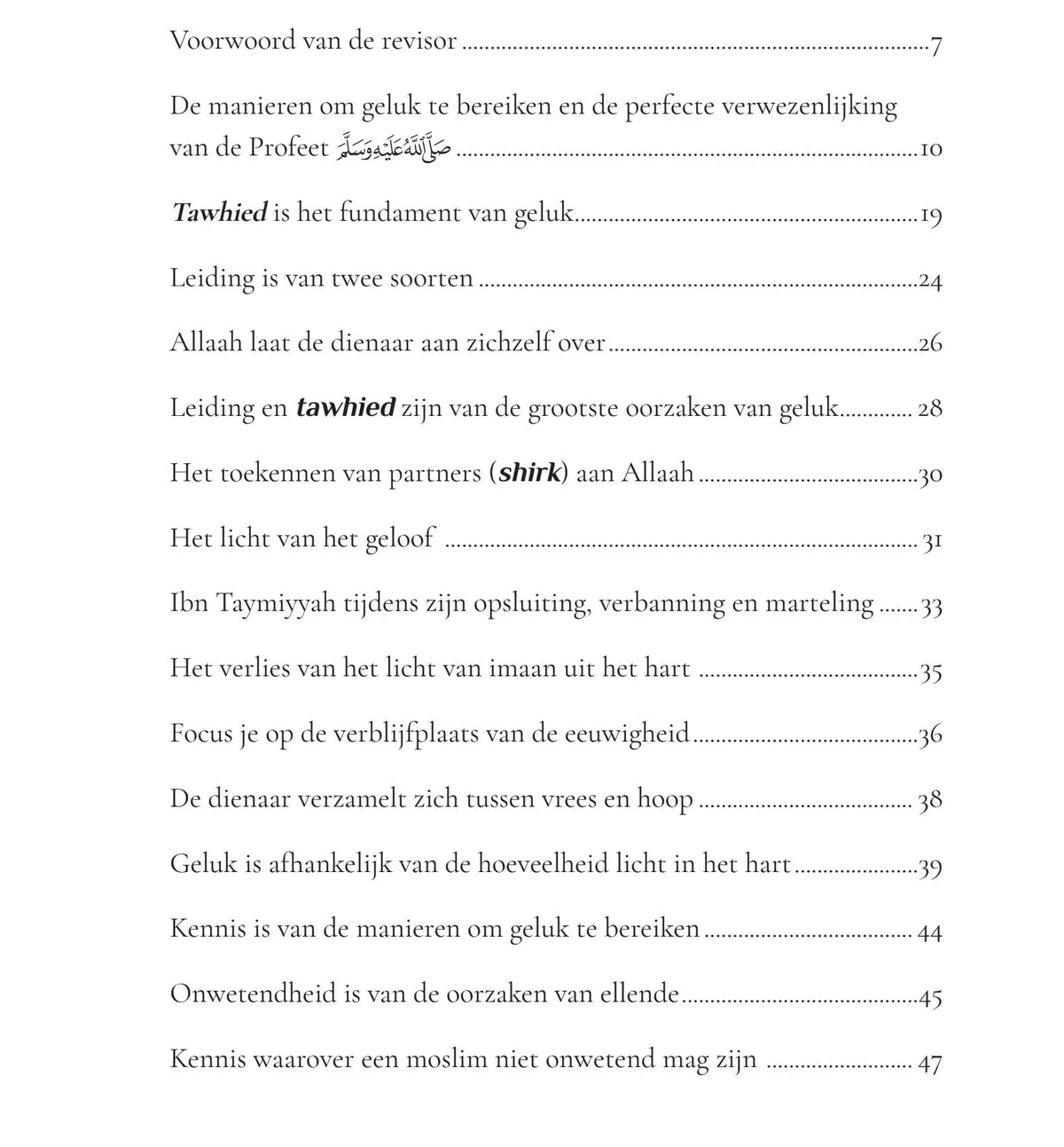 De sleutels tot geluk - Islamboekhandel.nl