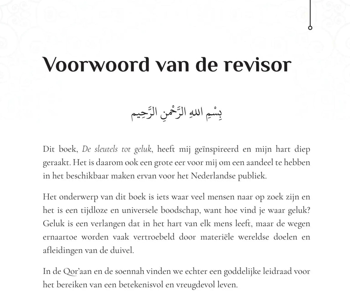 De sleutels tot geluk - Islamboekhandel.nl