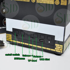 Slimme Azan- en koranspeaker met display, LED-licht en app