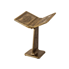 Ornate bronze book stand for Staande Plastic Koranstandaard in elegant design