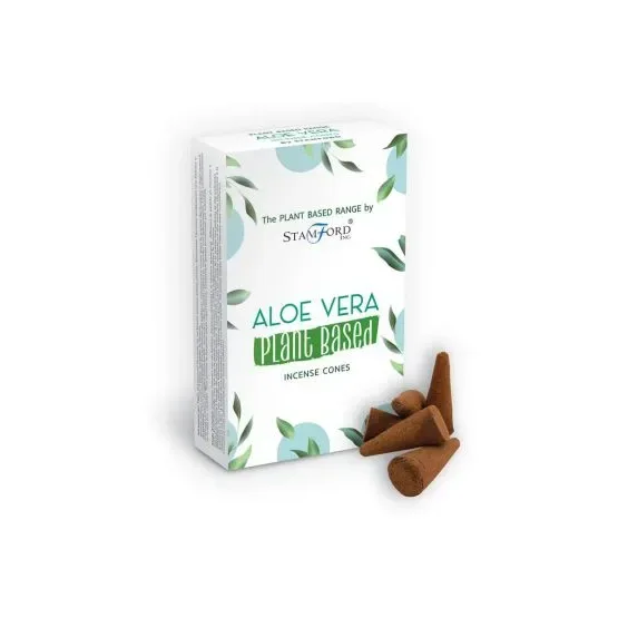 Stamford Plantaardige Wierookkegels Aloe Vera - Islamboekhandel.nl