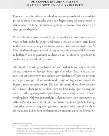 De stappen die zijn gegeven naar een GOED en GELUKKIG leven - Islamboekhandel.nl