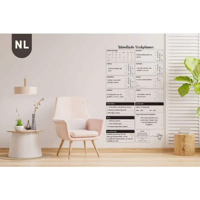 De Sticky Islamitische Weekplanner (NL) - Islamboekhandel.nl
