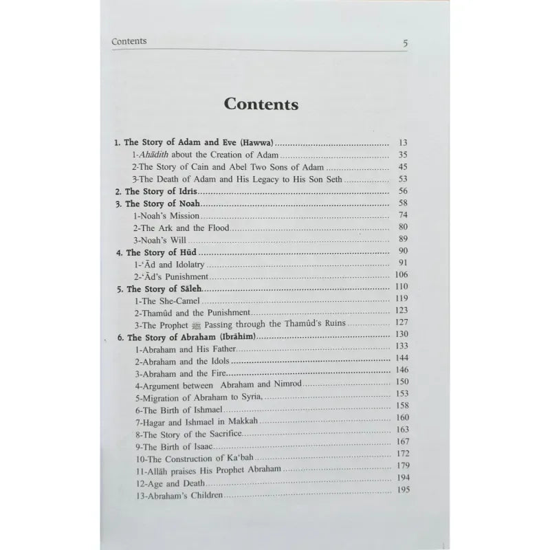 Stories of the Prophets By Ibn Kathir (Darussalam) - Islamboekhandel.nl