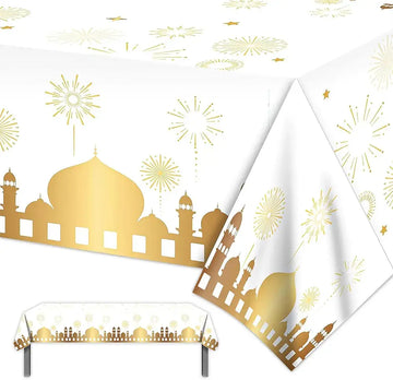 Tafelkleed Eid Mubarak - Islamboekhandel.nl