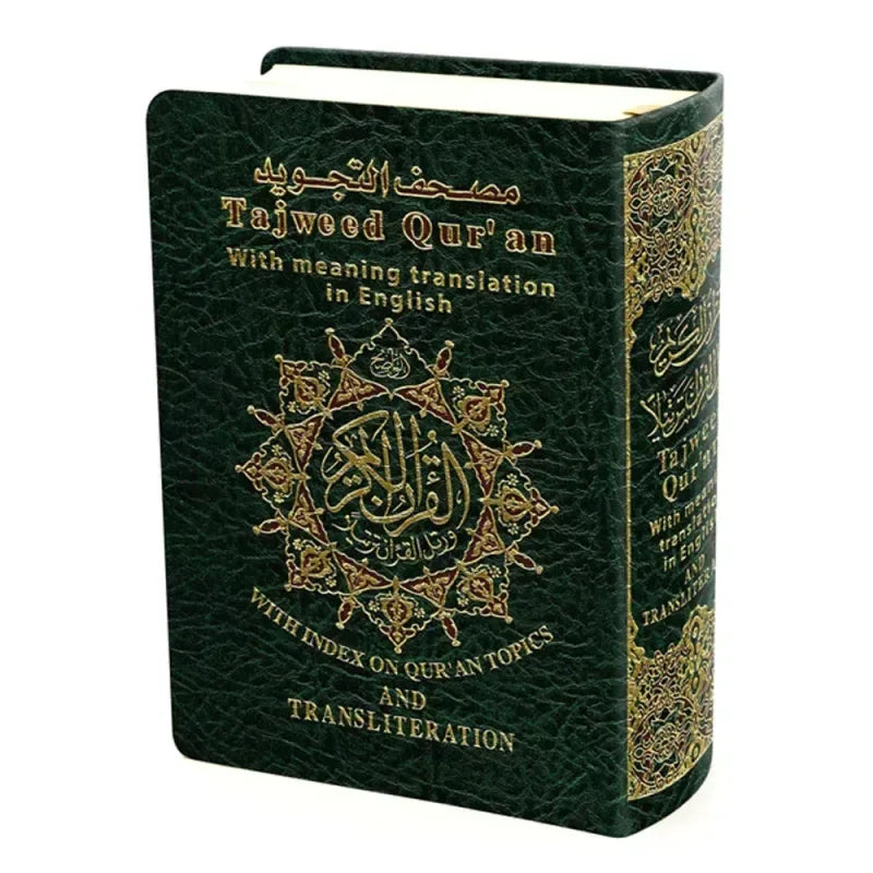 Tajweed Koran met Transliteratie (Fonetisch transcriptie) -pocket (9x12cm) - Islamboekhandel.nl