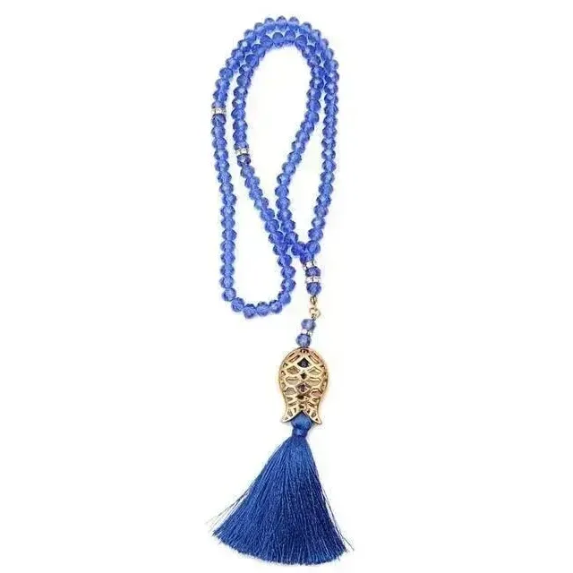 Tasbeeh Kristal + Gouden Tulp - Islamboekhandel.nl