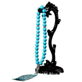 Tasbeeh Natuurlijke Steen Turquoise - Islamboekhandel.nl