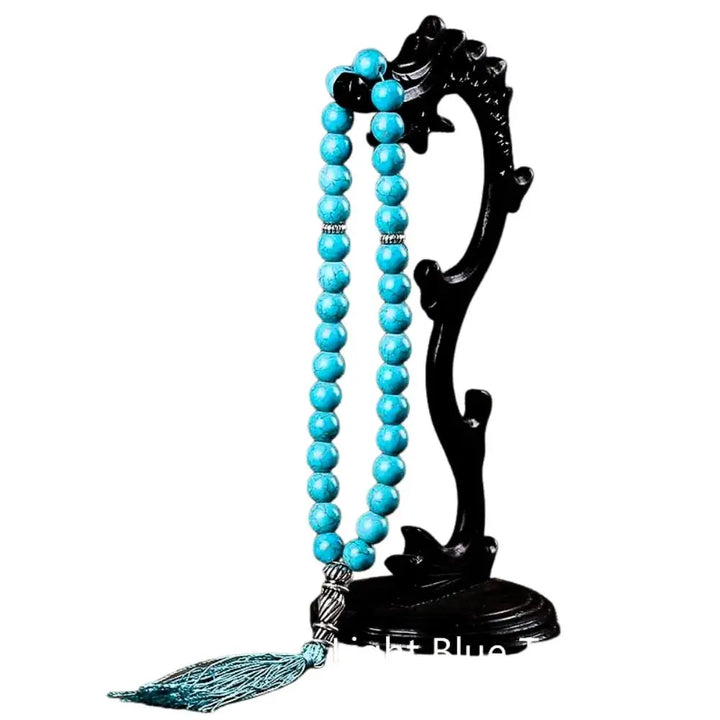 Tasbeeh Natuurlijke Steen Turquoise - Islamboekhandel.nl