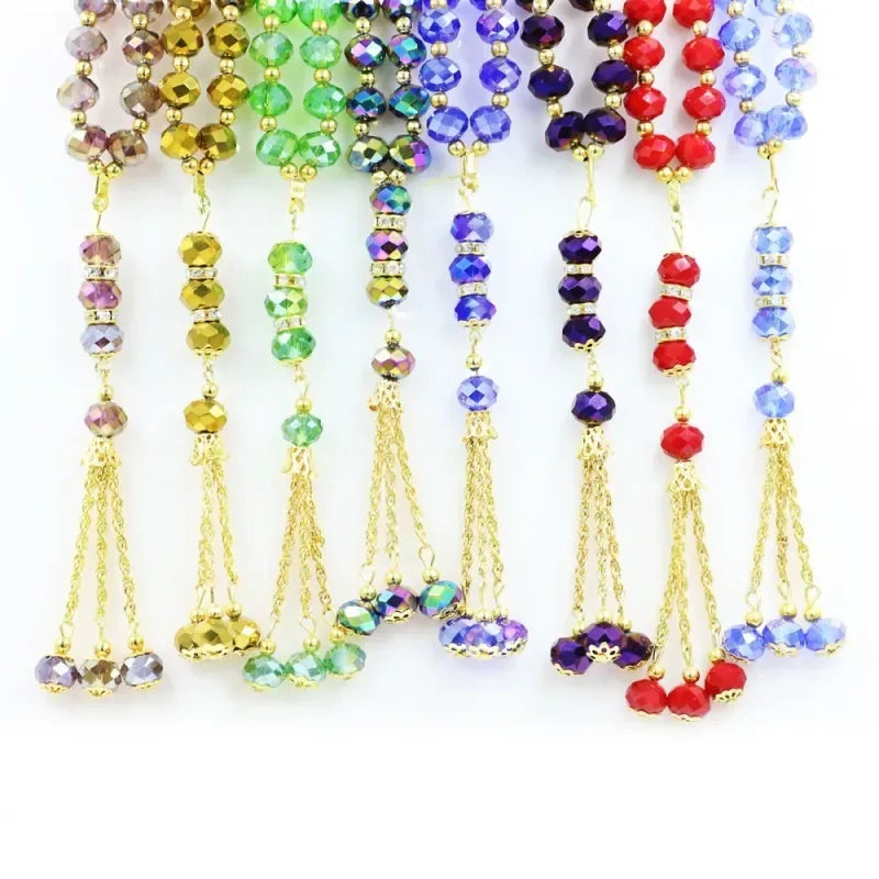 Tasbih grote kristallen - Islamboekhandel.nl