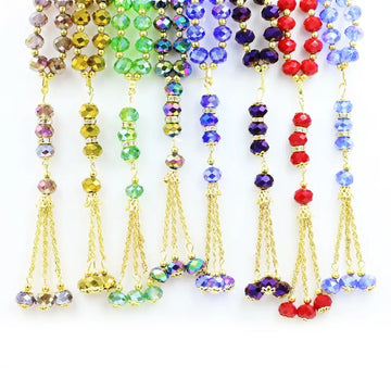 Tasbih grote kristallen - Islamboekhandel.nl