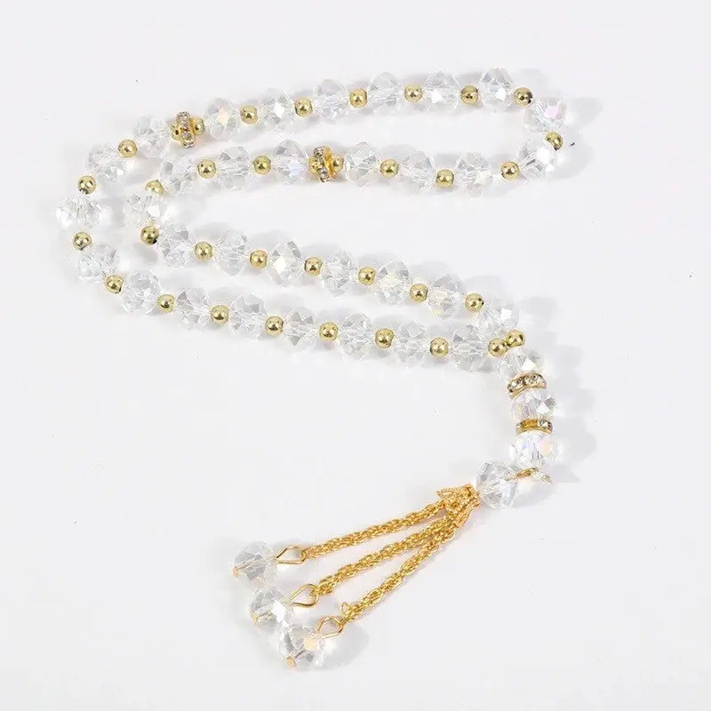 Tasbih kristal (33 kralen) - Islamboekhandel.nl