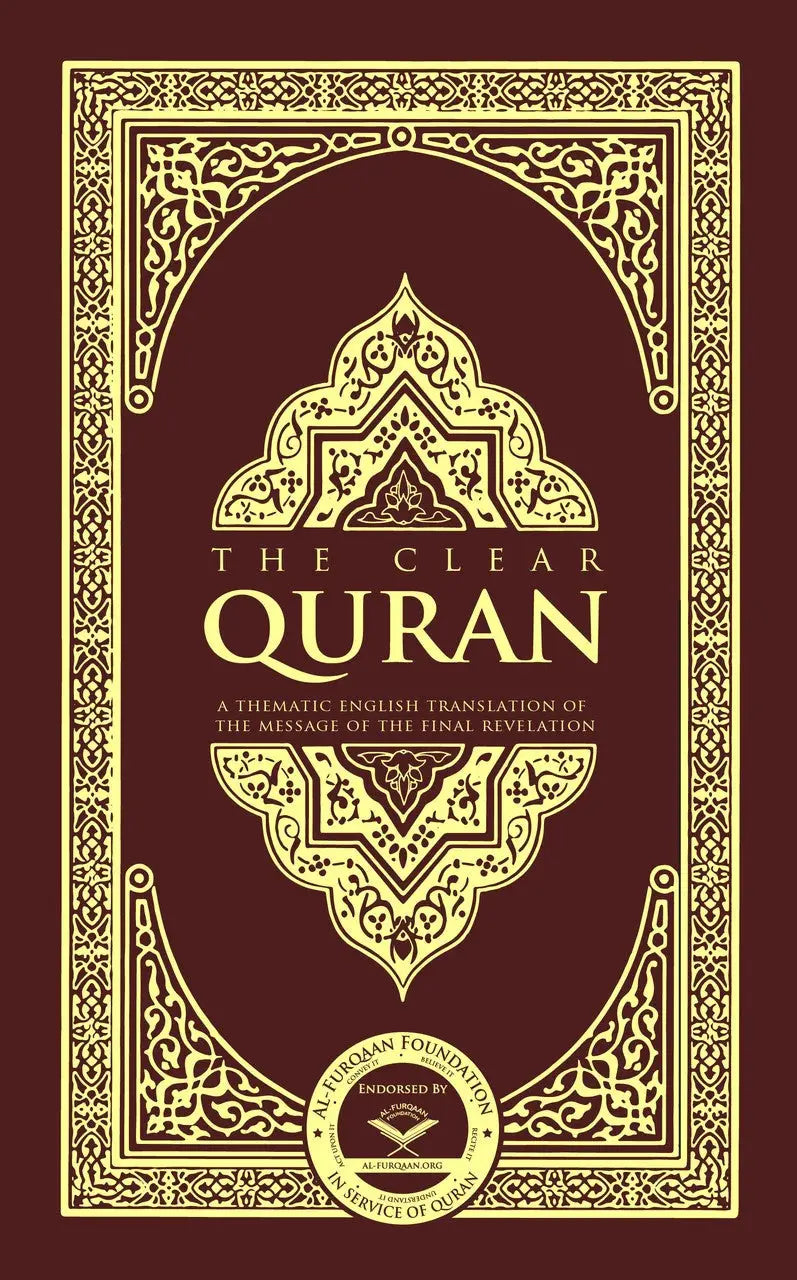 The Clear Quran English Only hardcover – omslag