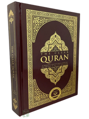 The Clear Quran English only Paperback Medium - Hardcover