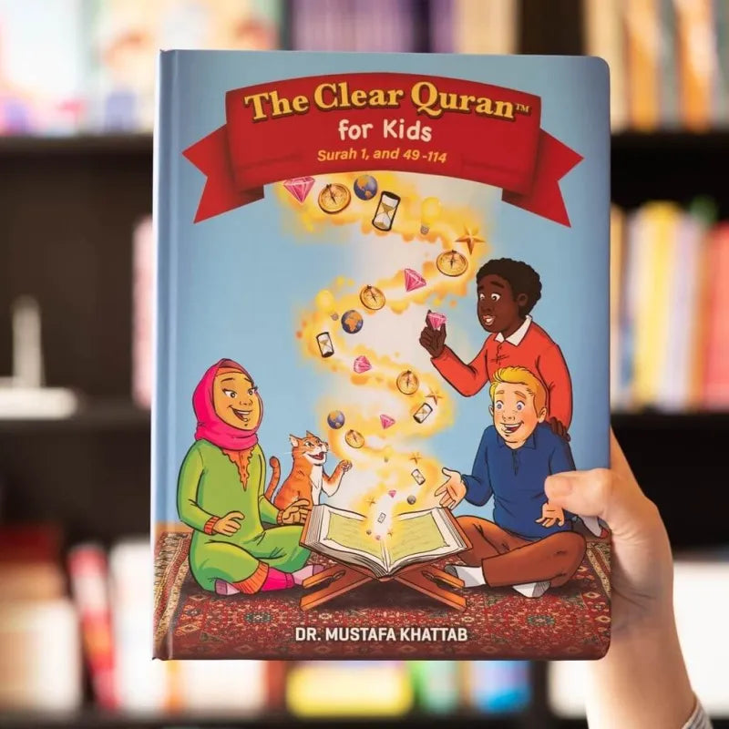 Kinder-Quran boek met de clear quran voor kids Surah 49-114 overzichtelijk