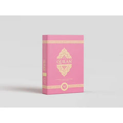 Roze De Duidelijke Koran met Arabische tekst hardcover 15x21cm