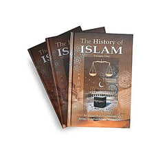 Drie boeken uit de History of Islam 3 Volume Set over de geschiedenis van de islam