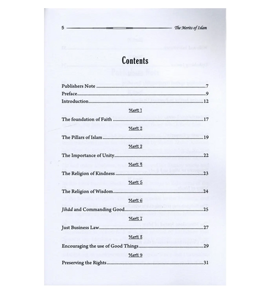 The Merits of Islam - Islamboekhandel.nl