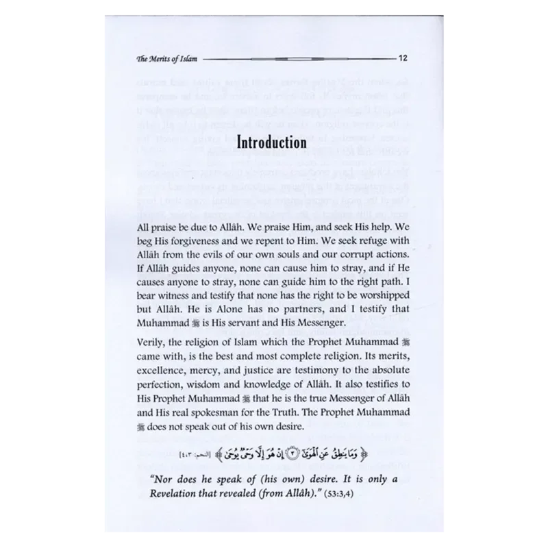 The Merits of Islam - Islamboekhandel.nl