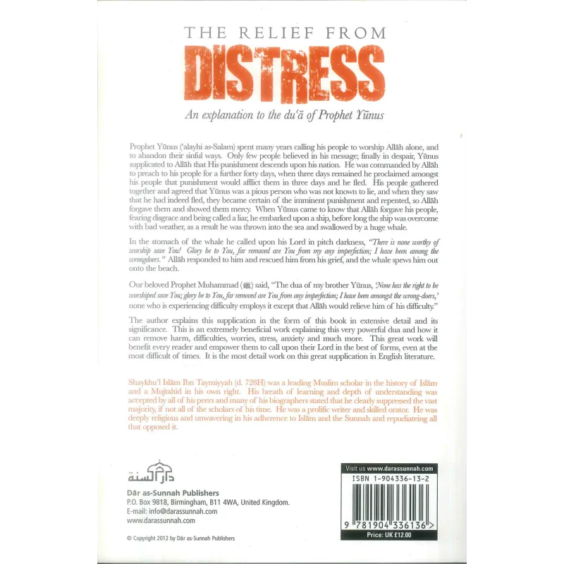 The Relief From Distress - Engelse Boek