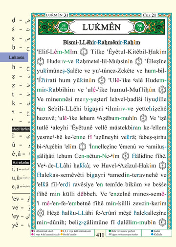 Turkse Koran Tajweed -Turks/Tecvitli Kuranı Kerim - Islamboekhandel.nl