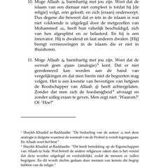 Uitleg van de Geloofsleer - Sharh as-soennah Ibn Baaz