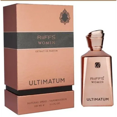 Pink en zwart Ultimatum Woman parfumdoos met bijpassende fles voor dames