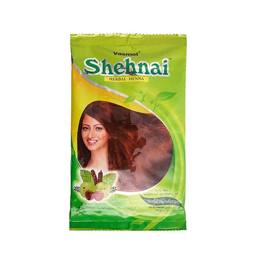 Vasmol Shehnai Plus Henna Powder Dark Brown 150g - Islamboekhandel.nl